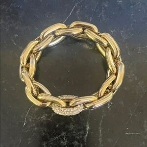 Elegant Gold plated Chain Bracelet